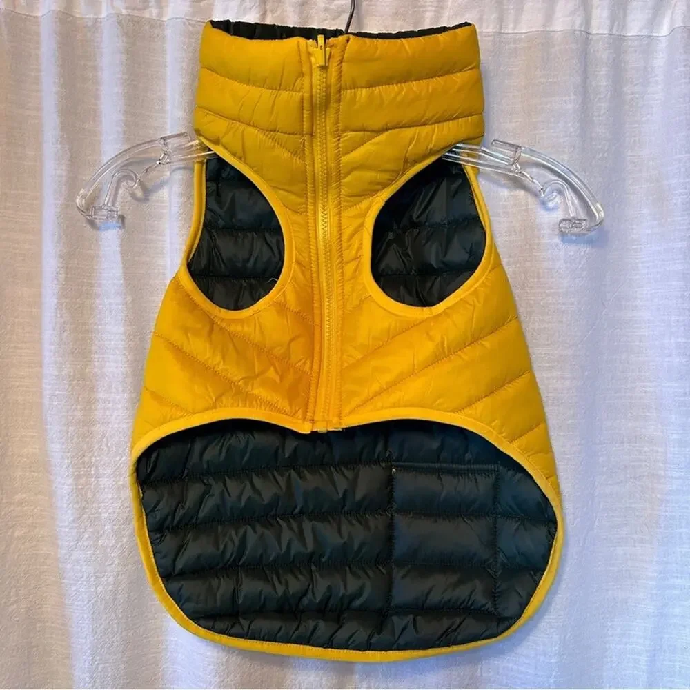 Sundance wagwear Yellow Canine Puffer Vest - NIB